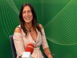 Loles López, durante la entrevista