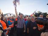 El exdirigente sindical Rafael Díez Usabiaga, a su salida de la prisión de El Dueso (Cantabria) El exdirigente sindical Rafael Díez Usabiaga, a su salida de la prisión de El Dueso (Cantabria)