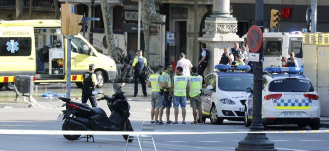 Atropello masivo en Barcelona