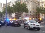 Dispositivo policial en plaza Catalunya Dispositivo policial en plaza Catalunya