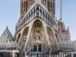 Exterior de la basílica de la Sagrada Família de Barcelona Exterior de la basílica de la Sagrada Família de Barcelona