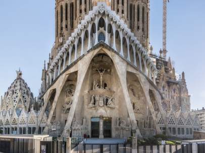 Exterior de la basílica de la Sagrada Família de Barcelona