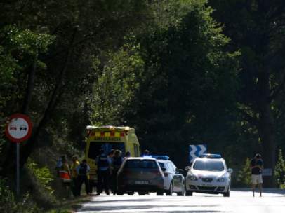 Dispositivo policial en Subirats