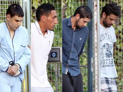 Chemlal, Driss Oukabir, Salah El Karib y Mohamed Aallaa