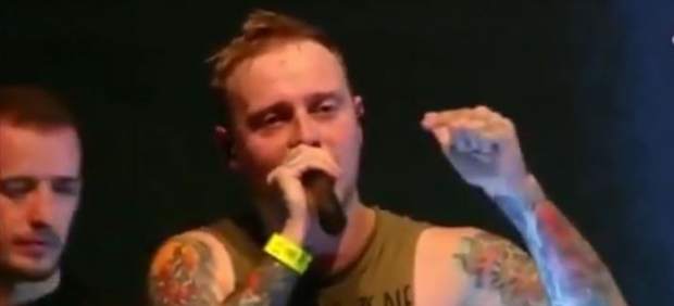 Sam Carter durante el concierto en el festival Lowlands (Holanda).