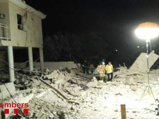Explosión en una casa en Alcanar (Tarragona)
