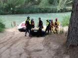 Dispositivo de búsqueda del menor en el río Dispositivo de búsqueda del menor en el río