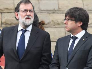 Rajoy y Puigdemont