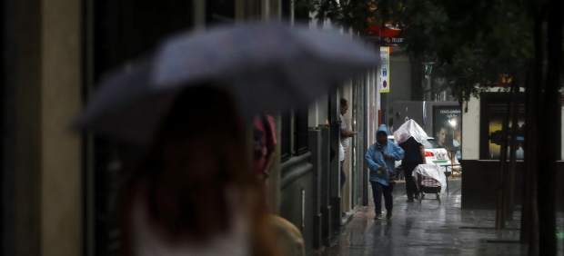Lluvia en Madrid