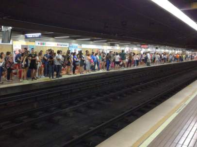 Huelga en el metro de València
