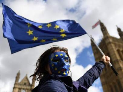 Manifestantes contra el 'brexit'