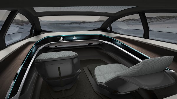 Interior del Audi Aicon concept