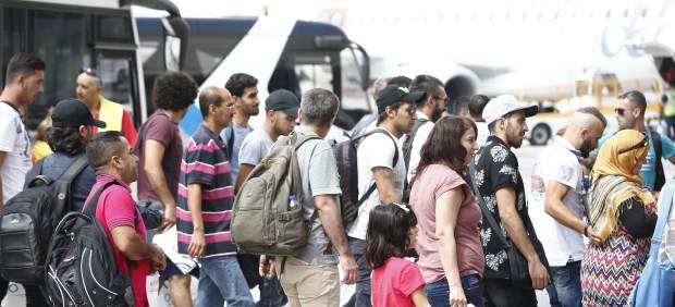 Refugiados llegados a España