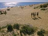 Imagen de la playa de Punta Umbría (Huelva).