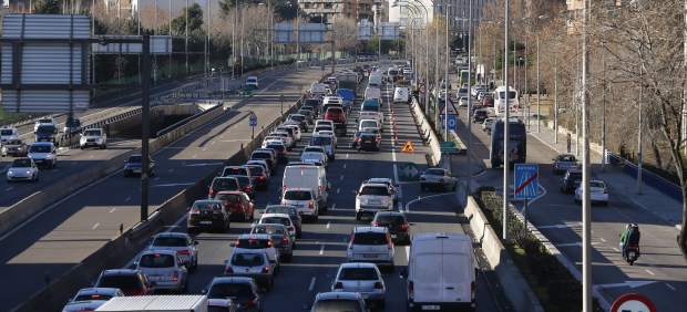 Tráfico, Madrid, cortes de tráfico por contaminación, coche, coches, vehículo