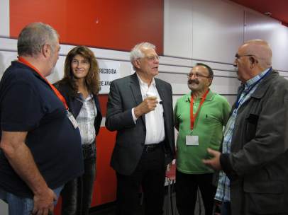 Jospe Borrell y Carmen Dueso han protagonizado un acto esta tarde en Zaragoza