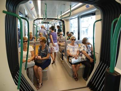 Primera jornada del metro de Granada