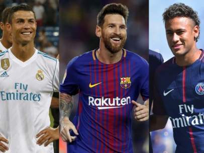 Cristiano, Messi y Neymar