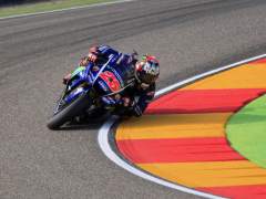 Viñales logra la pole en Aragón, donde Rossi sale tercero