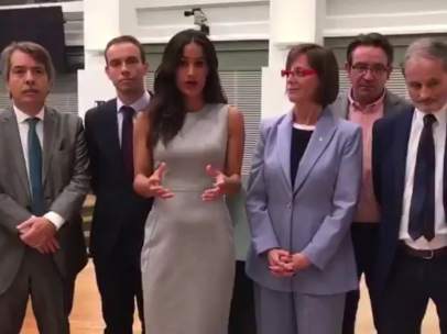 Captura de pantalla del vídeo subido por la concejala de C's.