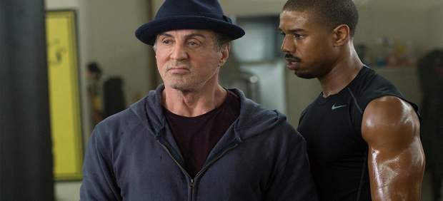 Sylvester Stallone y Michael B. Jordan en 'Creed'