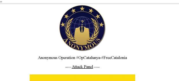 cyber Attack from Anonymous