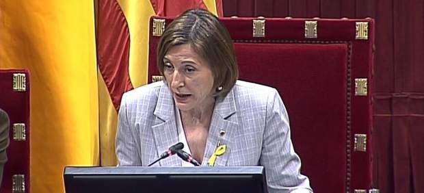 Carme Forcadell, presidenta del Parlament de Cataluña.
