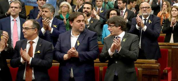 Junqueras y Puigdemont