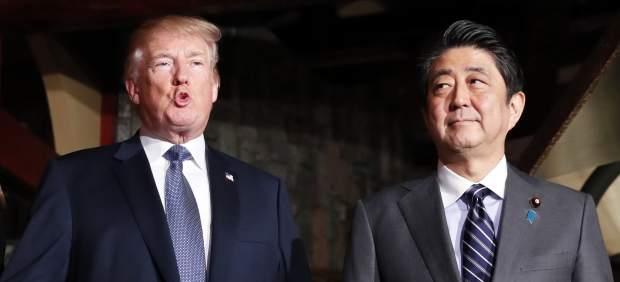 Shinzo Abe y Donald Trump