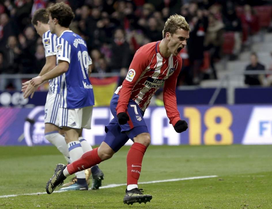 Filipe y Griezmann firman la remontada del Atlético de Madrid ante la Real Sociedad