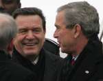 Bush continúa en Alemania su gira de reconciliación por Europa Bush continúa en Alemania su gira de reconciliación por Europa