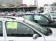 Venta de coches en la calle Venta de coches en la calle