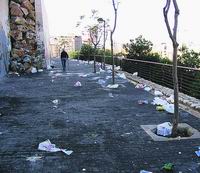 El vandalismo y el ‘botellón’ arrasan 35 solares vacíos de San Roque El vandalismo y el ‘botellón’ arrasan 35 solares vacíos de San Roque