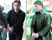 Dos presuntos asesinos, ante el juez y el jurado Dos presuntos asesinos, ante el juez y el jurado