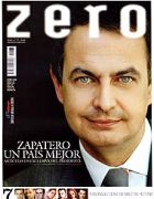 Zapatero en la portada de la revista Zero Zapatero en la portada de la revista Zero
