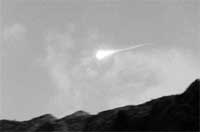 La «bola de fuego» era un meteorito La «bola de fuego» era un meteorito