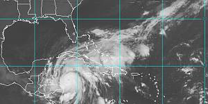 Wilma en una imagen de la pasada madrugada (NOAA) Wilma en una imagen de la pasada madrugada (NOAA)