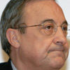 Florentino habla con la prensa sobre Di Stéfano (EFE). Florentino habla con la prensa sobre Di Stéfano (EFE).