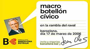 Joan Clos macrobotellón Joan Clos macrobotellón
