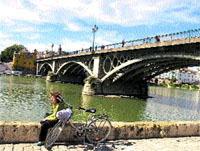En bici, del Huevo de Colón a Bermejales En bici, del Huevo de Colón a Bermejales