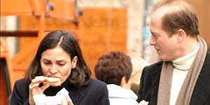 Alex Corrías e Inés Sastre
