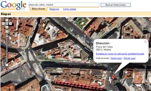 Google Maps con información local en España Google Maps con información local en España
