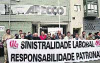 Protestas contra la patronal Protestas contra la patronal