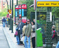 Retrasos de casi todos los buses de Zaragoza por sólo tres obras Retrasos de casi todos los buses de Zaragoza por sólo tres obras