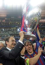 José Luis Zapatero levanta la Copa José Luis Zapatero levanta la Copa