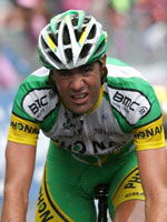 El ciclista español José Enrique Gutiérrez (Phonak)