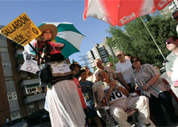 Rebelión contra los parquímetros (Foto: Jorge París) Rebelión contra los parquímetros (Foto: Jorge París)