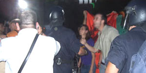 Imagen de los incidentes, según Ciutadans de Catalunya. Imagen de los incidentes, según Ciutadans de Catalunya.