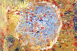 'Burning Blue Ball' (Bola Azul Ardiente), de Marla Olmstead. ( Marla Olmstead) 'Burning Blue Ball' (Bola Azul Ardiente), de Marla Olmstead. ( Marla Olmstead)