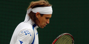 David Ferrer en Wimbledon David Ferrer en Wimbledon